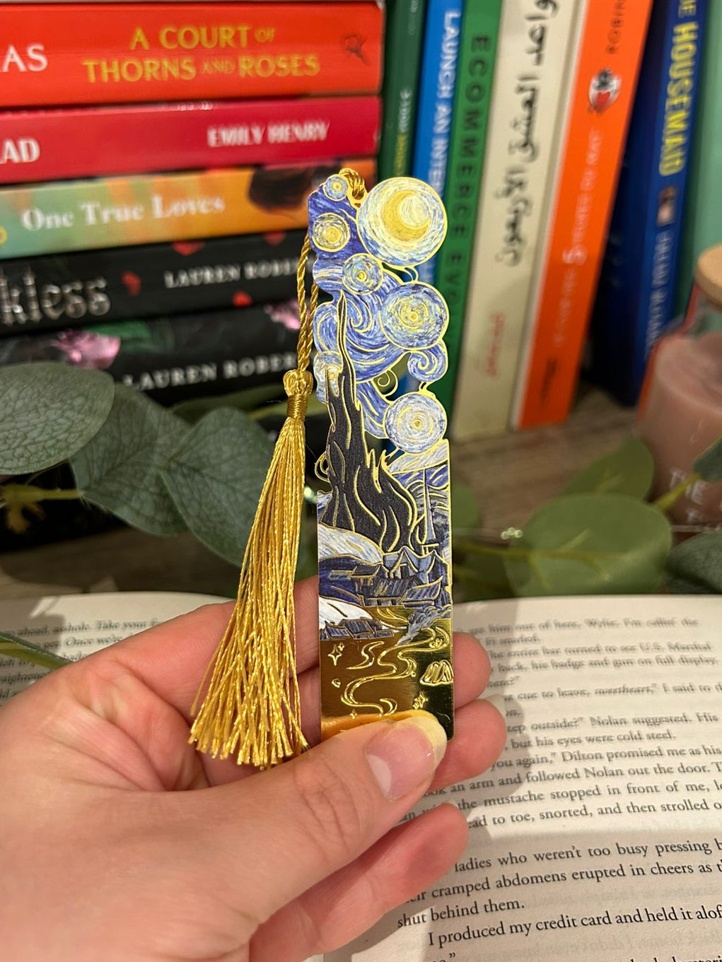 Van Gogh Metal Bookmark ⭐🎨